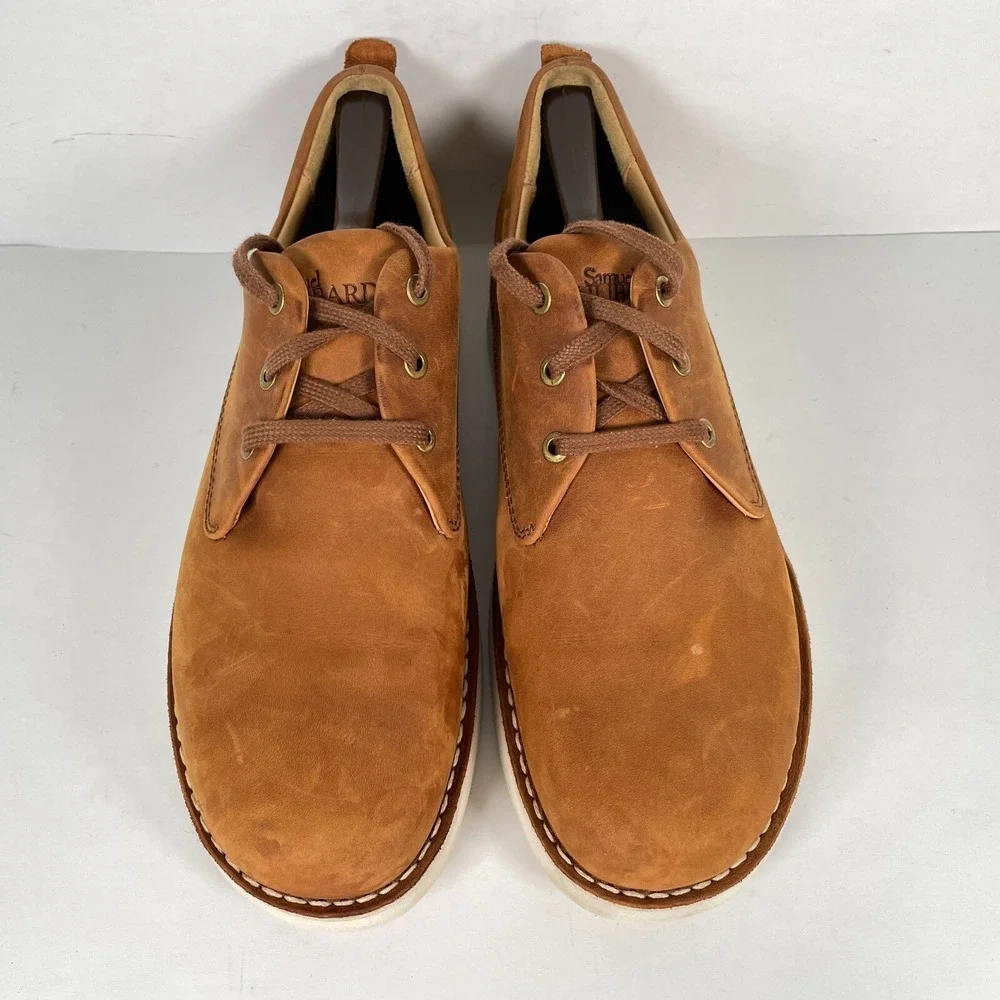 Samuel Hubbard Free Shoes Mens Size 10.5 M Brown Leather Lace Up Oxford Comfort
